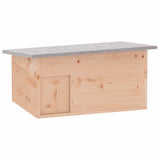 Vidaxl Egelhuis 45x33x22 cm Holz - afbeelding 2