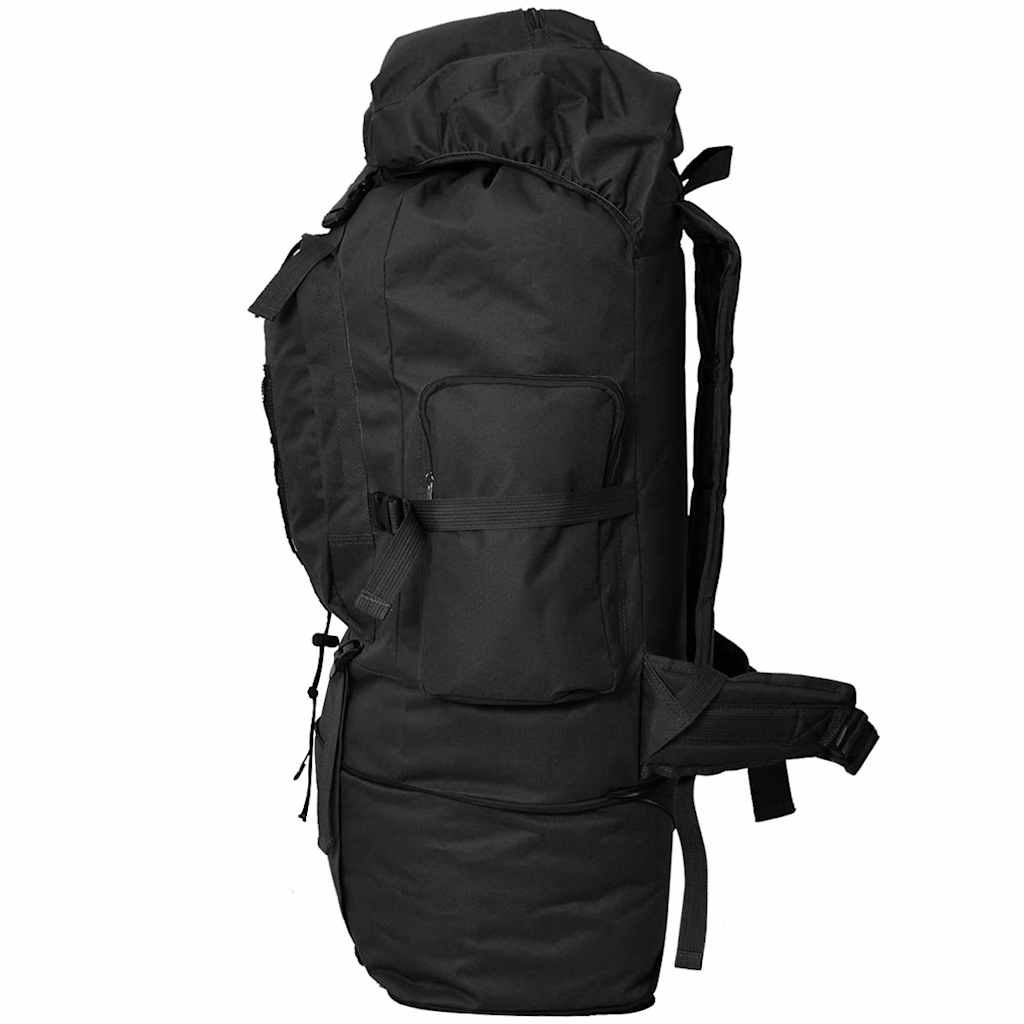 Vidaxl Rucksack Armee Stil xxl 100 l schwarz