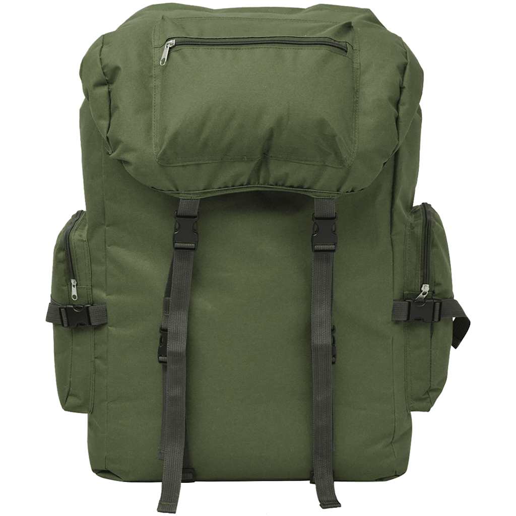 Vidaxl Rucksack Armee Stil 65 l Grün