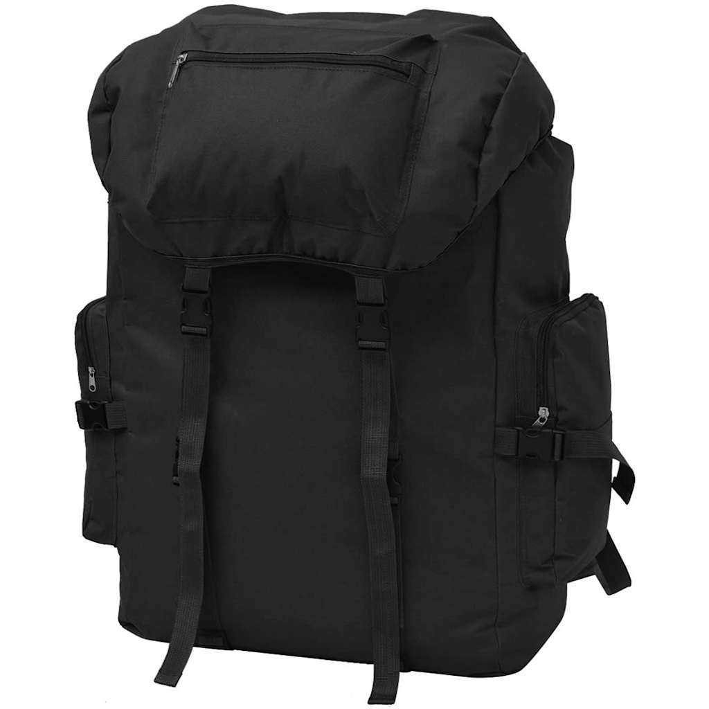 Vidaxl Rucksack Armee Stil 65 L Schwarz
