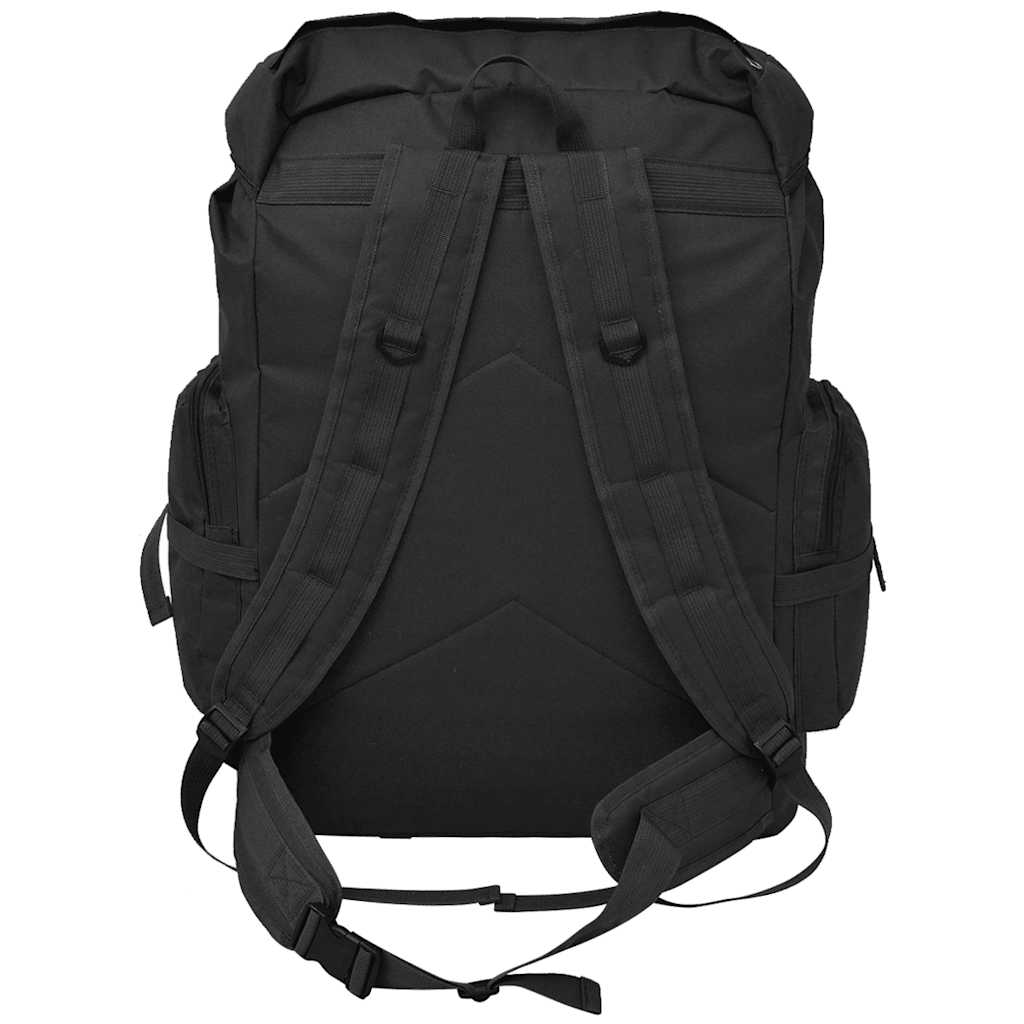 Vidaxl Rucksack Armee Stil 65 L Schwarz