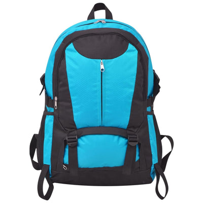 Vidaxl Wander -Rucksack 40 l Schwarz und Blau