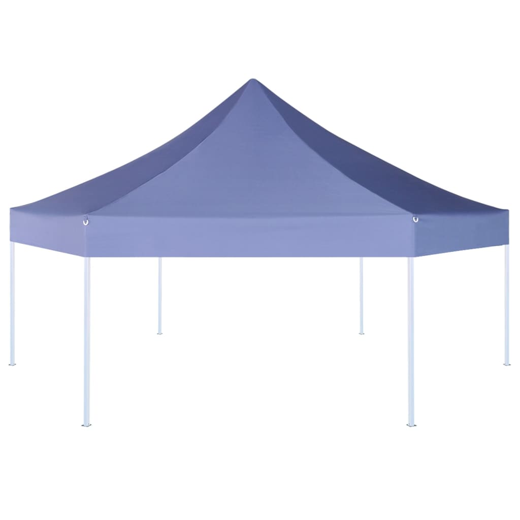 Vidaxl Partytent Popup Hexagonal Folding 3.6x3.1 M dunkelblau