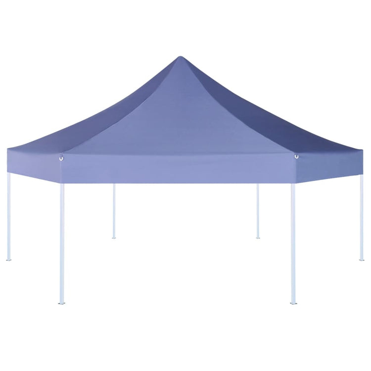 Vidaxl Partytent Popup Hexagonal Folding 3.6x3.1 M dunkelblau