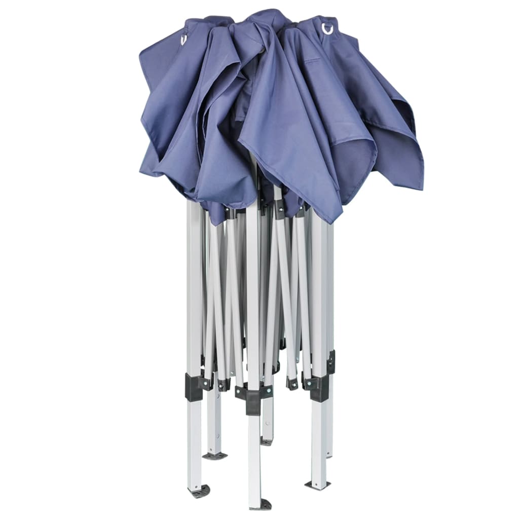 Vidaxl Partytent Popup Hexagonal Folding 3.6x3.1 M dunkelblau