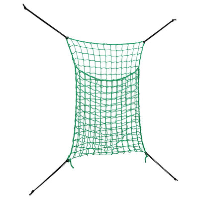 VIDAXL HOOINETS 2 ST Quadrat 0,9 x 1,5 m pp