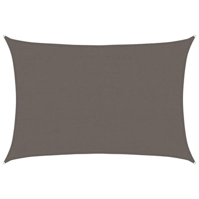 VIDAXL SUNSHADE HDPE RETTANGULAR 4x6 M Anthrazit