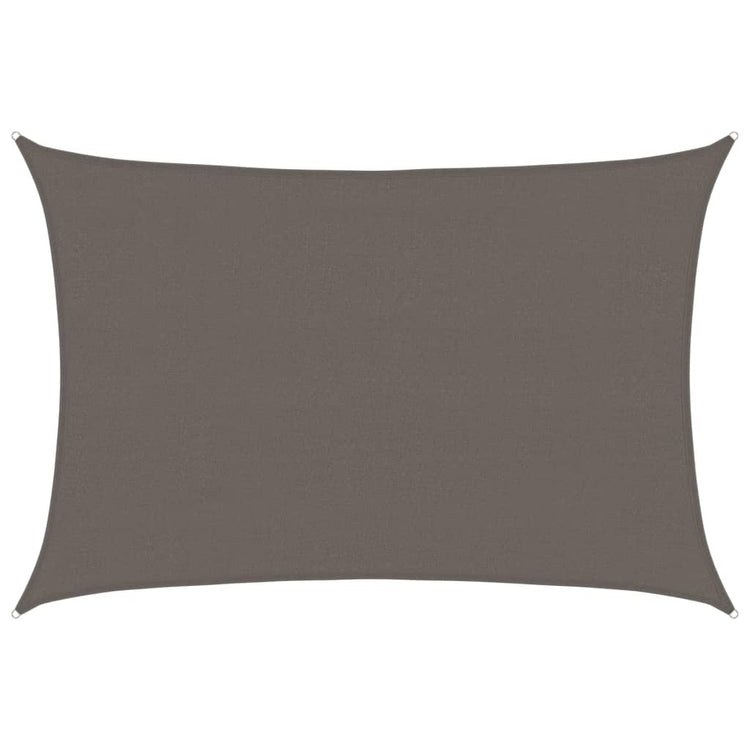 VIDAXL SUNSHADE HDPE RETTANGULAR 4x6 M Anthrazit