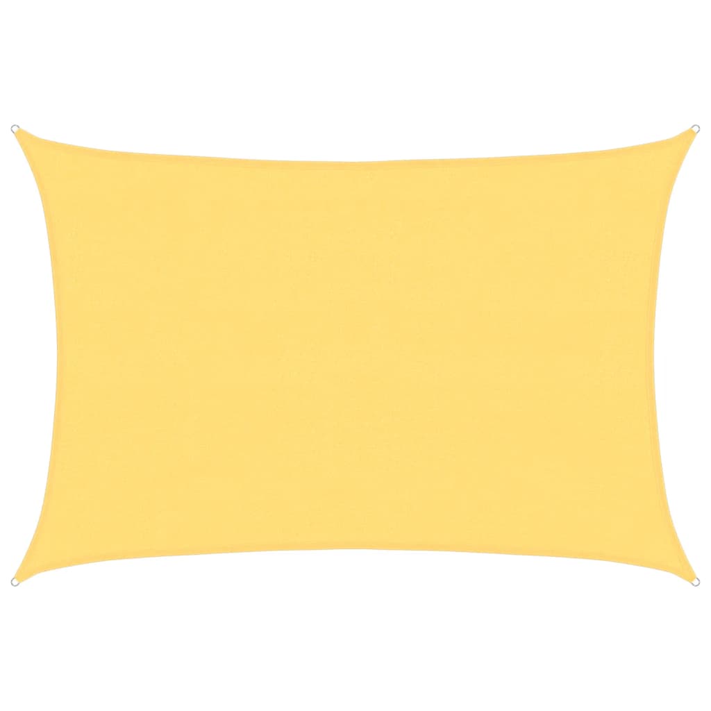 VIDAXL SUNSHADE HDPE RETTANGULAR 4x6 M BEIGE