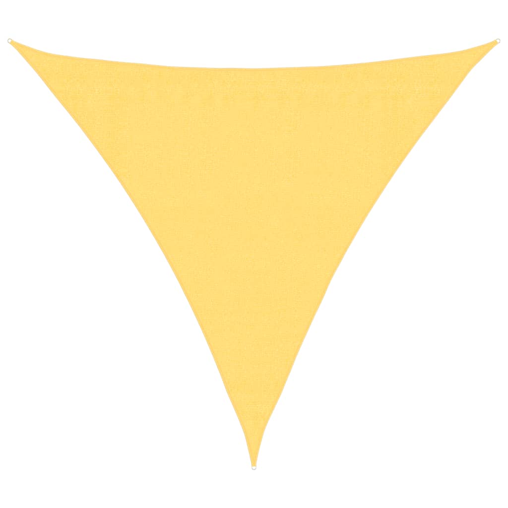 Vidaxl Sunshade HDPE Triangular 3,6x3.6x3,6 m Beige
