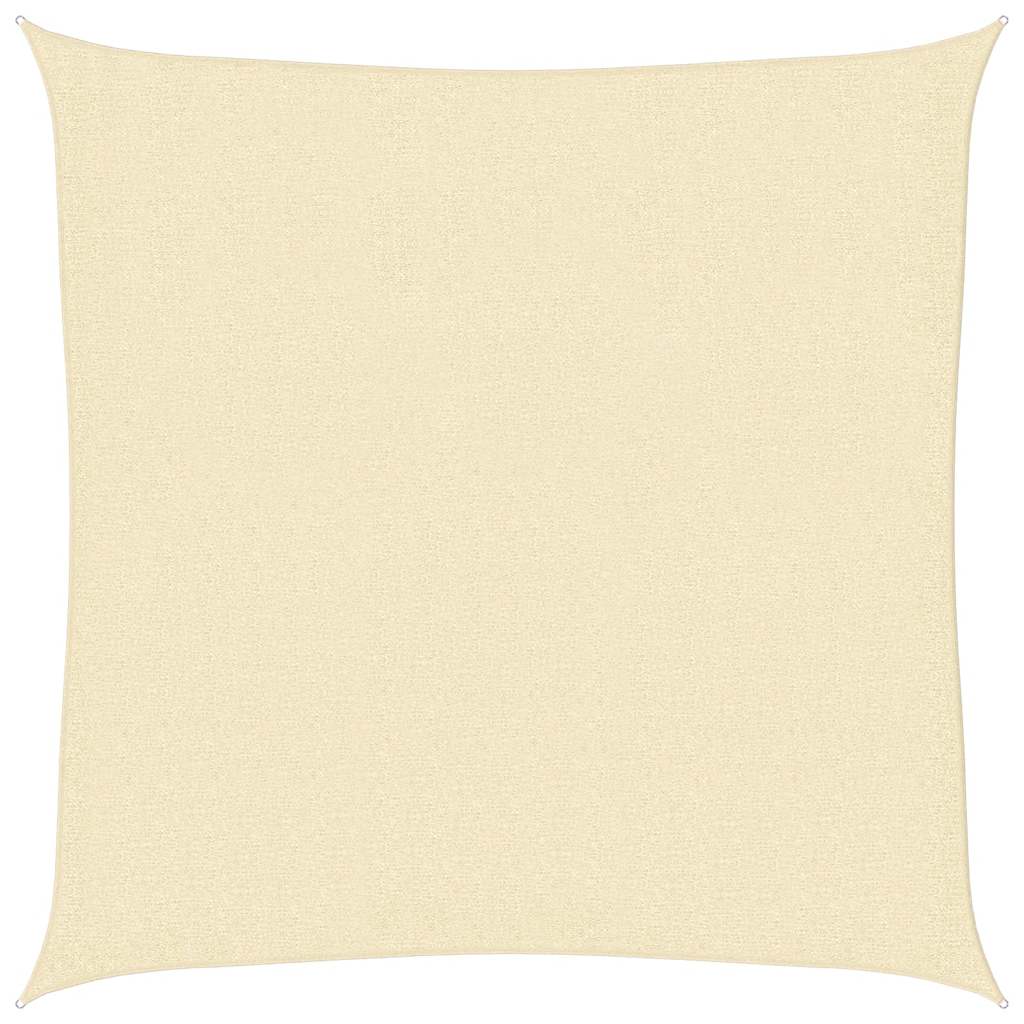 VIDAXL SUNSHADE HDPE CREAR Square 3,6x3,6 m
