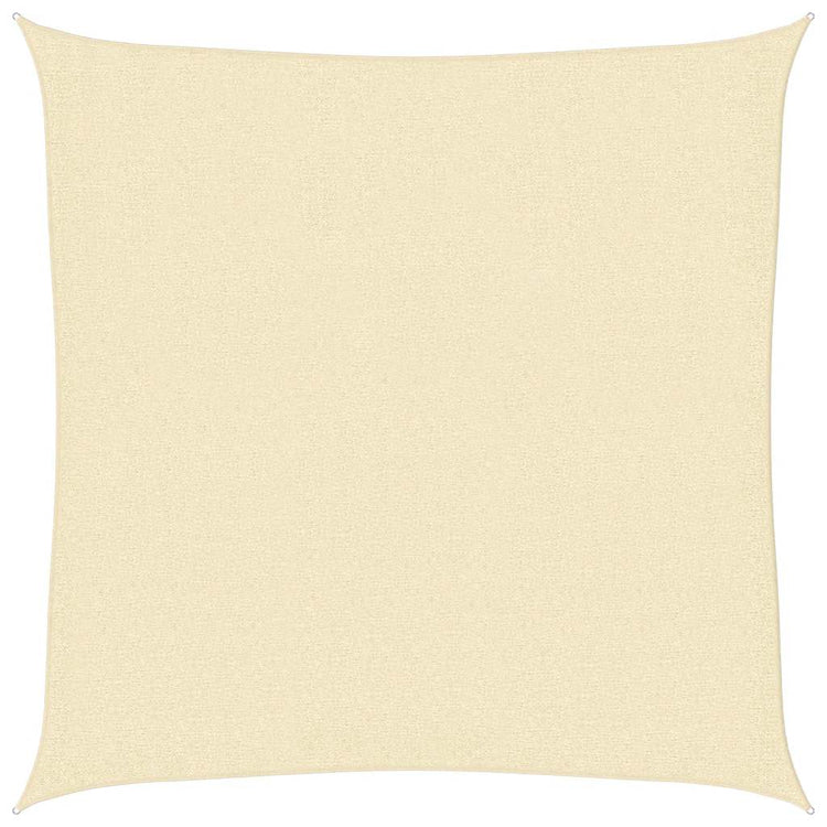 VIDAXL SUNSHADE HDPE CREAR Square 3,6x3,6 m