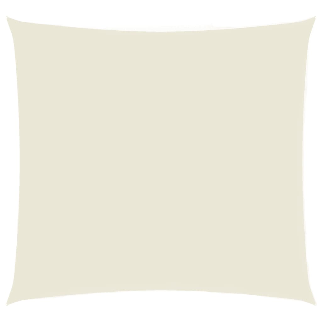 VIDAXL SUNSHADE Square 3,6x3,6 M Oxford Stoff Crème -Colored