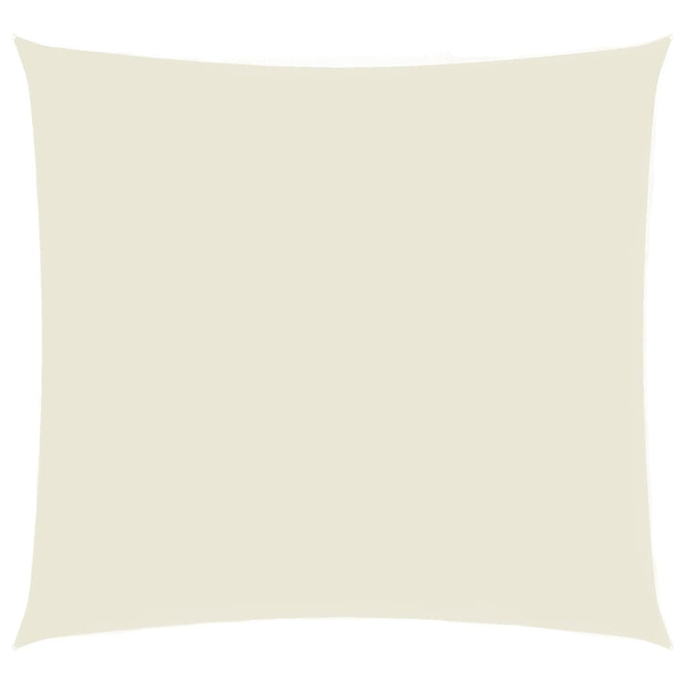 VIDAXL SUNSHADE Square 3,6x3,6 M Oxford Stoff Crème -Colored