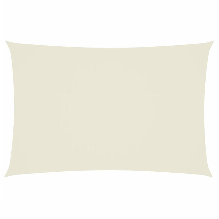 Vidaxl Sonnenschutz Rechteck 2x4 M Oxford Stoff Crème gefärbt