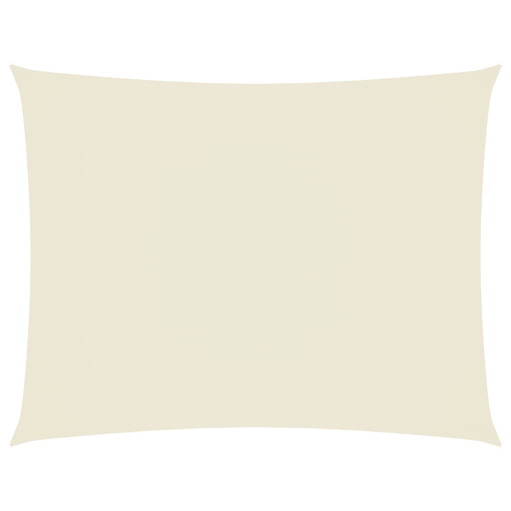 VIDAXL SUNSHAD RECHTANGULUR 4x6 M Oxford Stoff Crème -Colored