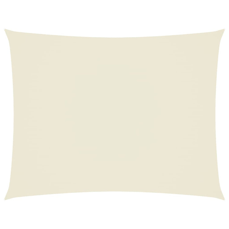 VIDAXL SUNSHAD RECHTANGULUR 4x6 M Oxford Stoff Crème -Colored