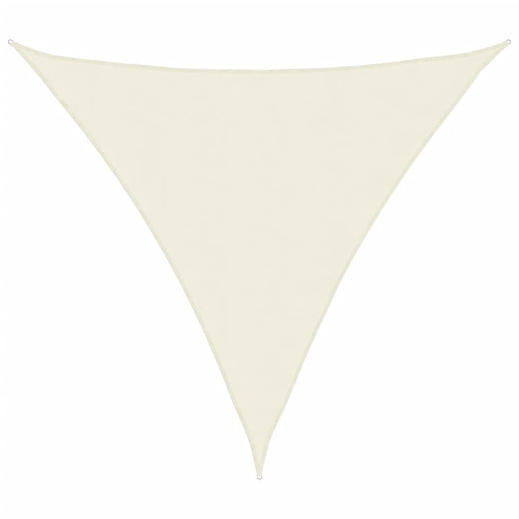 Vidaxl Sunchade Triangular 3,6x3,6x3,6 M Oxford Stoffcremwit