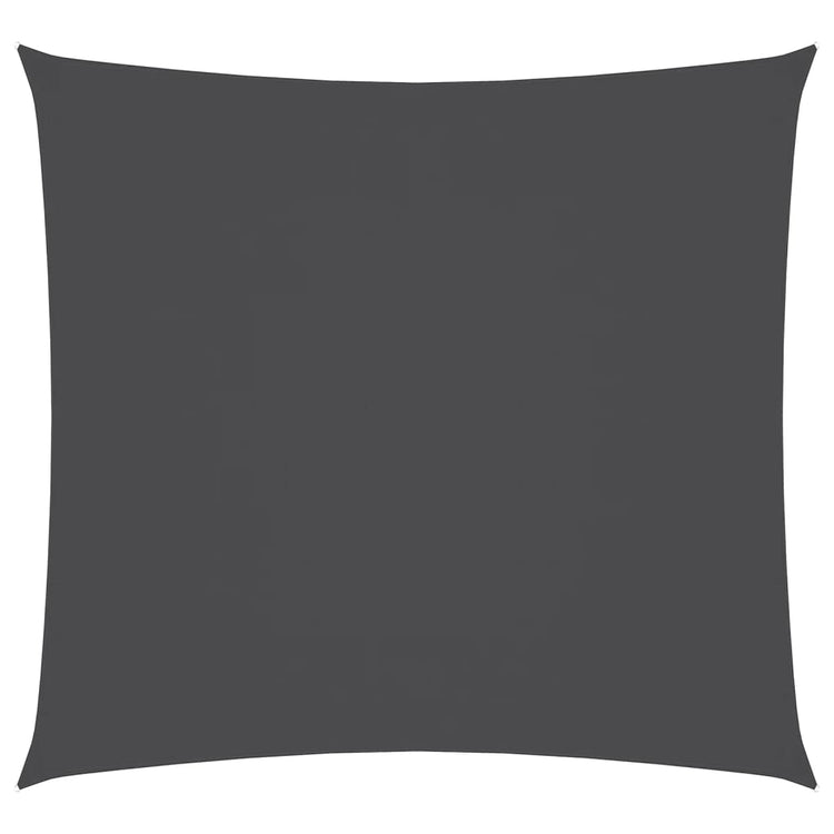 VIDAXL SUNSHADE Square 3,6x3,6 M Oxford Stoffanthrazit -gelöscht