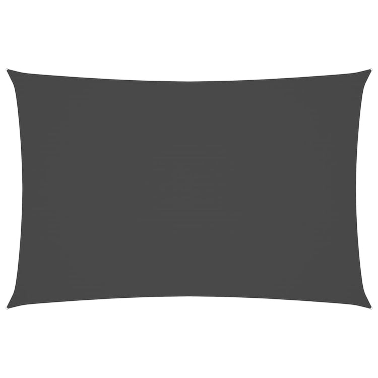 VIDAXL Sunshade Rechteckige 2x4 M Oxford -Stoffanthrazit -geläutet