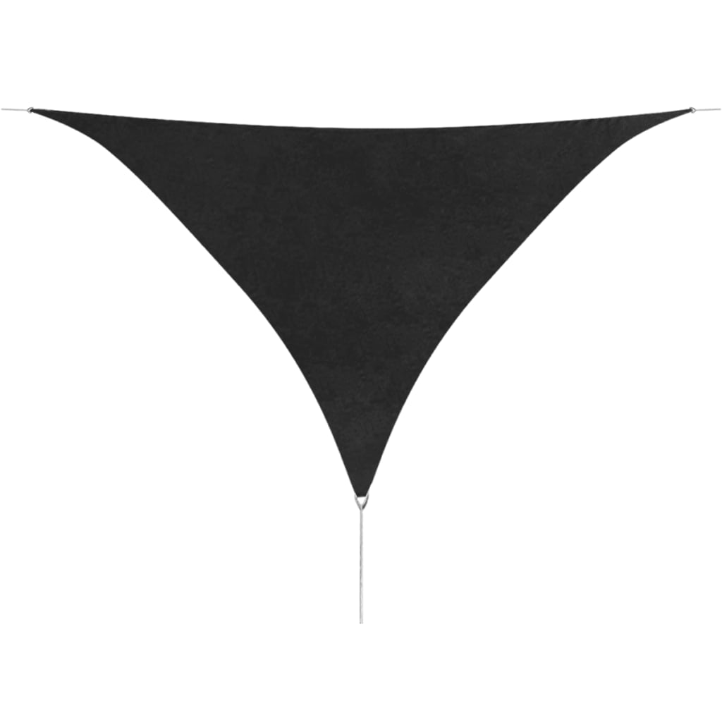 Vidaxl Sunshade Triangular 5x5x5 M Oxford Stoffanthrazit -gelöscht