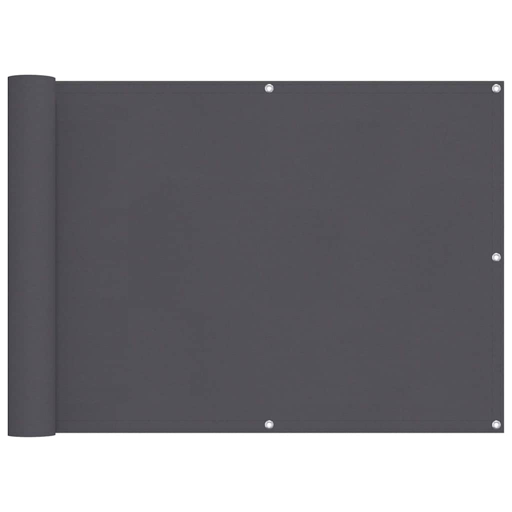 VIDAXL -Balkon -Bildschirm 90x400 cm Oxford Stoffanthrazit