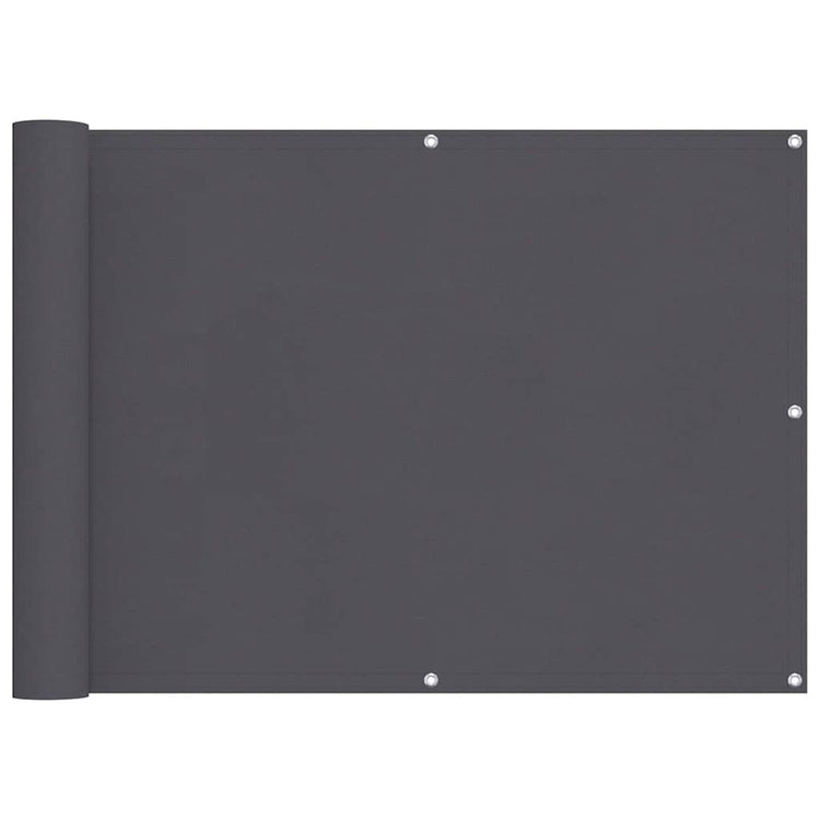 VIDAXL -Balkon -Bildschirm 90x400 cm Oxford Stoffanthrazit