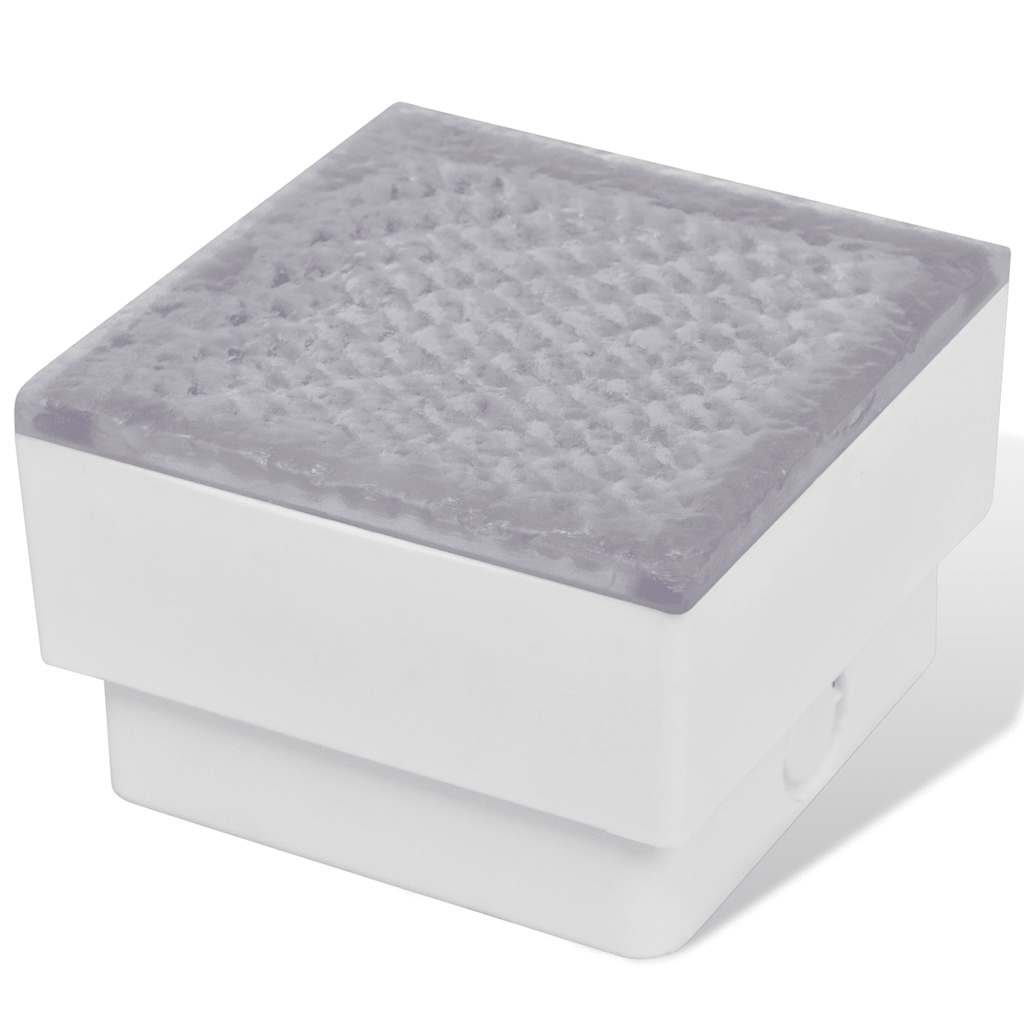 VIDAXL BOORSPLOCTS 6 ST LED 100x100x68 mm