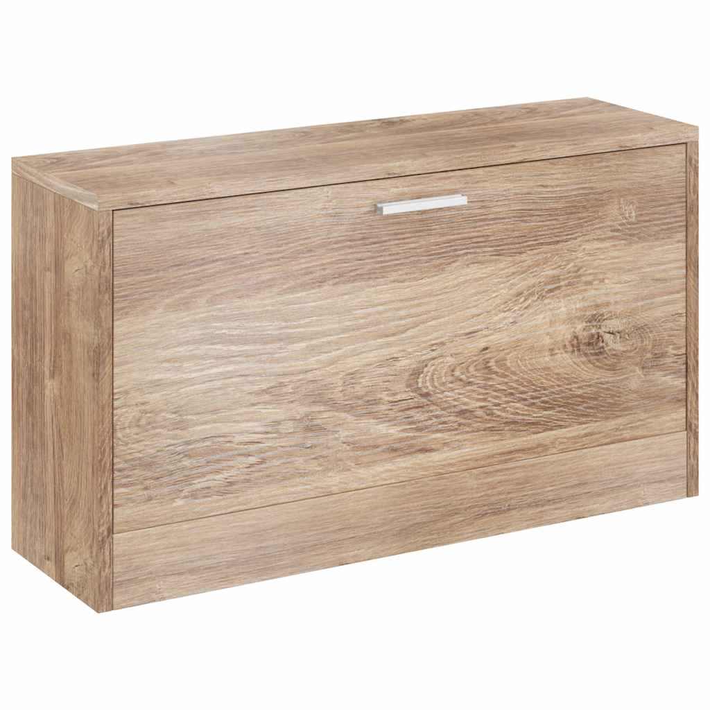 Vidaxl Schuhspeicherbank 80x24x45 cm Eiche gefärbt