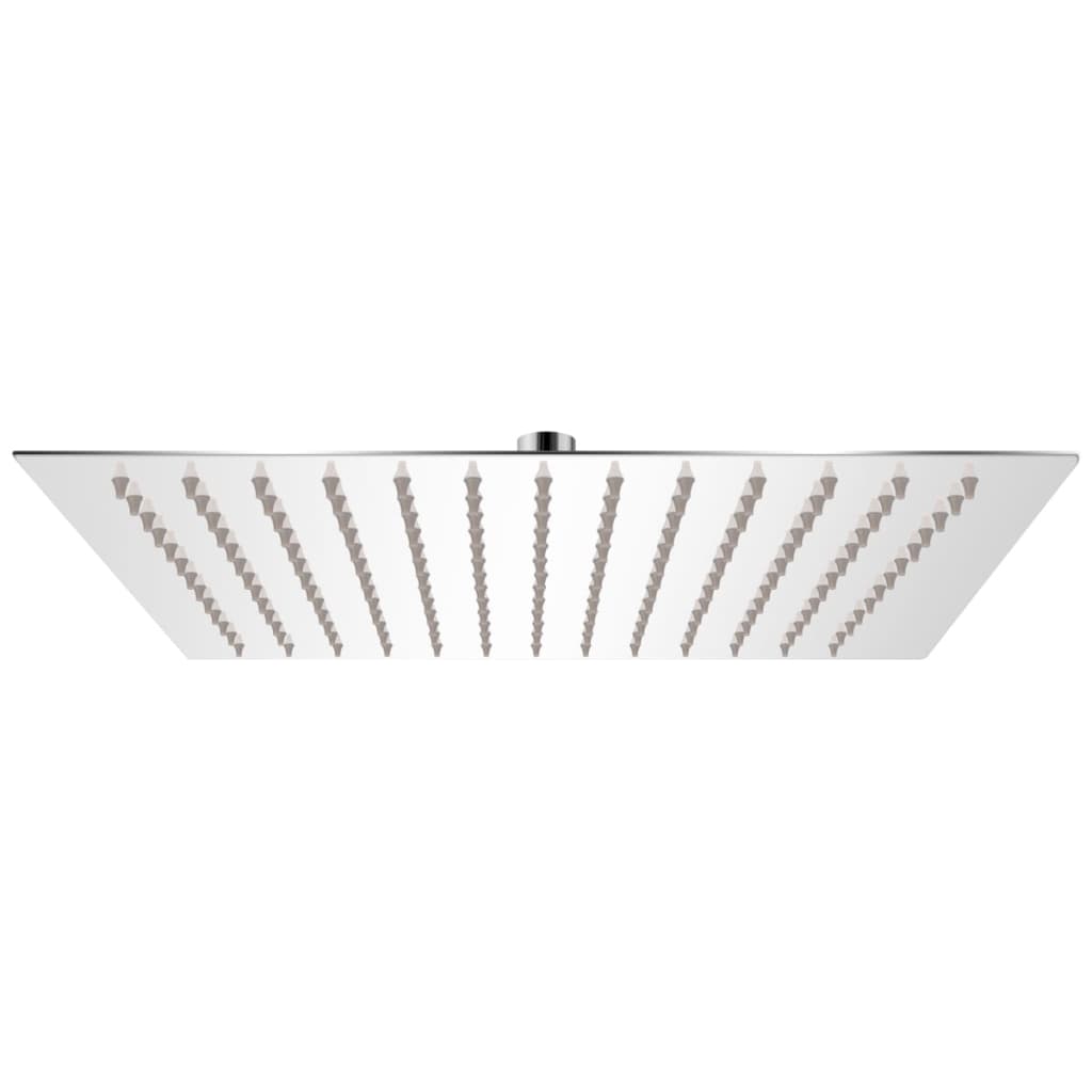 Vidaxl Regenduschkopf Quadrat 25x25 cm Edelstahl