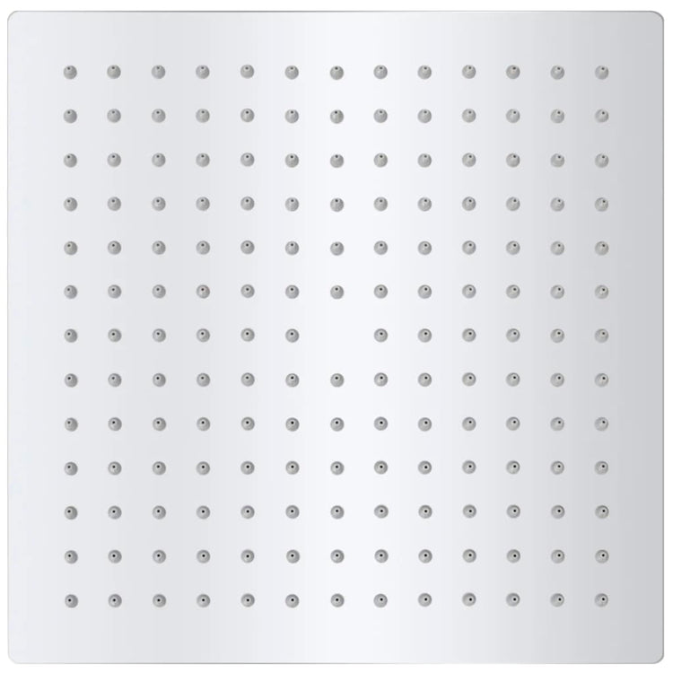 Vidaxl Regenduschkopf Quadrat 25x25 cm Edelstahl