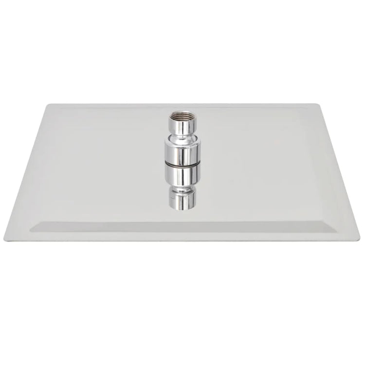 Vidaxl Regenduschkopf Quadrat 25x25 cm Edelstahl