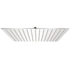 Vidaxl Regendusche Edelstahl Quadrat 40x40 cm