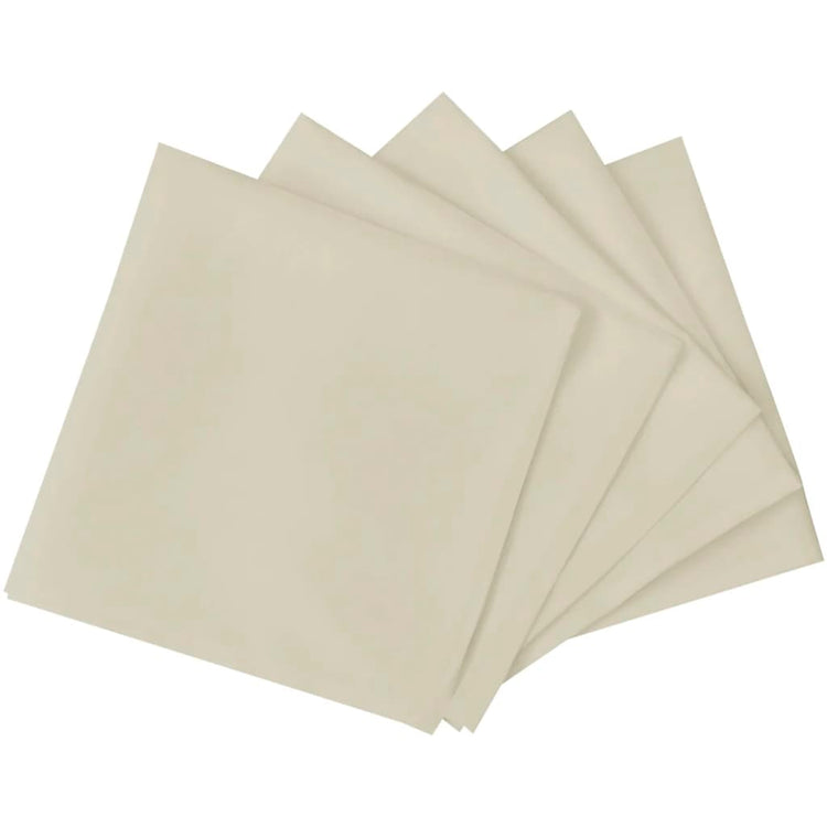 Vidaxl Servietten 25 Stück Creme 50x50 cm
