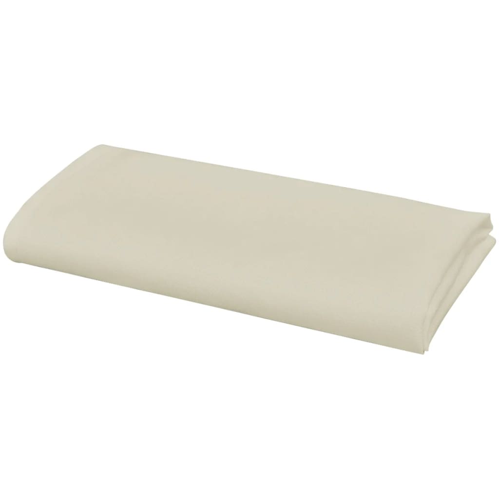 Vidaxl Servietten 25 Stück Creme 50x50 cm