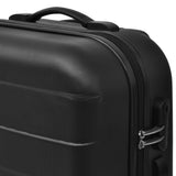 Vidaxl 3-teiliges Gepäckset hart 45,5 55 66 cm Schwarz - afbeelding 3