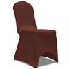 Vidaxl Stuhlabdeckung Stretch 6 St Brown