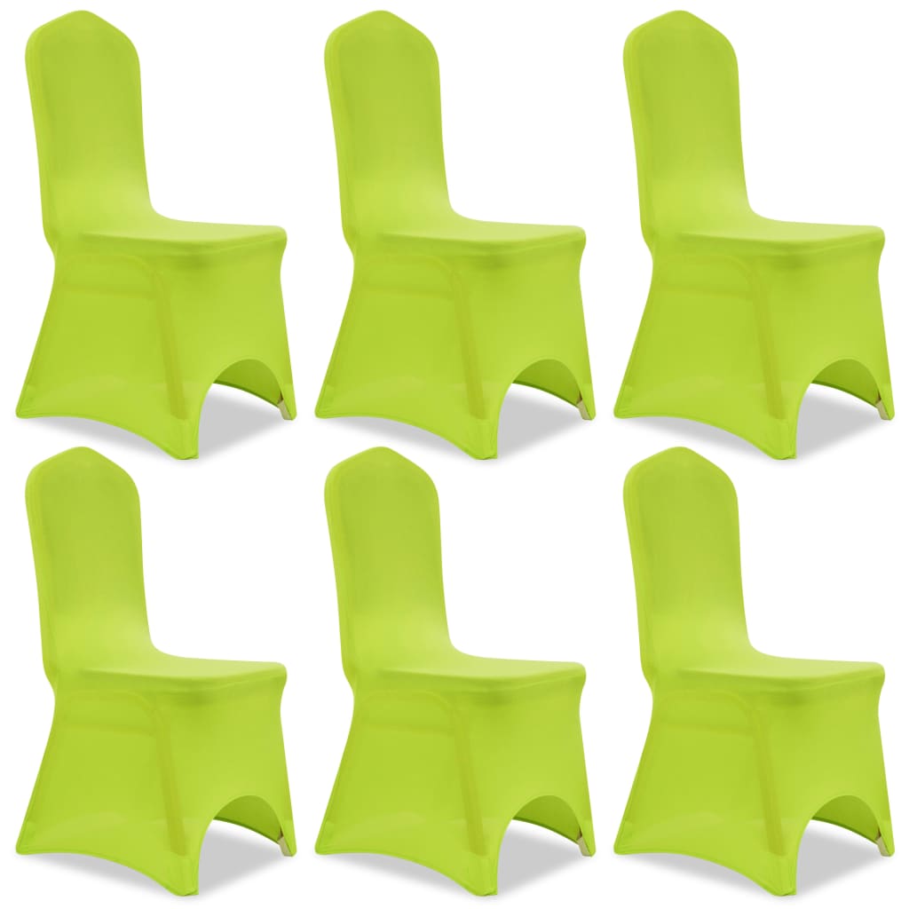 Vidaxl Stuhlabdeckung Stretch Anthrazit 6st Green