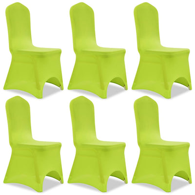 Vidaxl Stuhlabdeckung Stretch Anthrazit 6st Green