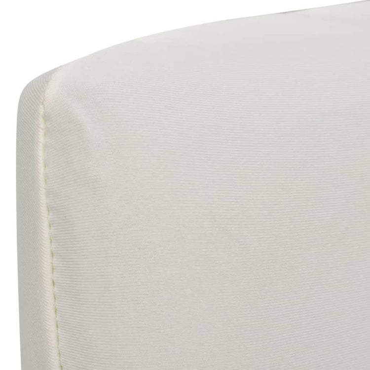 VIDAXL -Stuhl umfasst 4 ST Stretch Straight Cream -Colored
