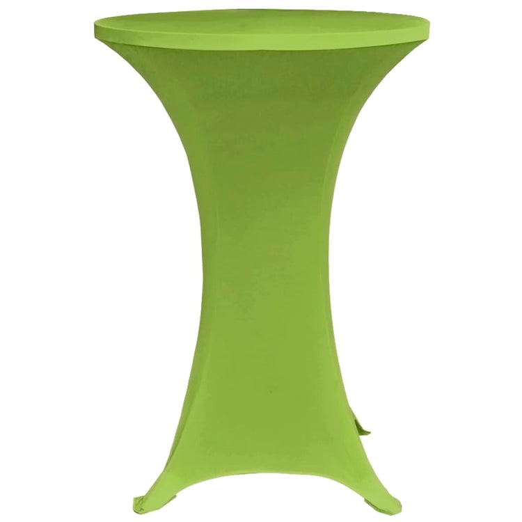 Vidaxl Tischabdeckung Stretch 2 Stück 70 cm grün