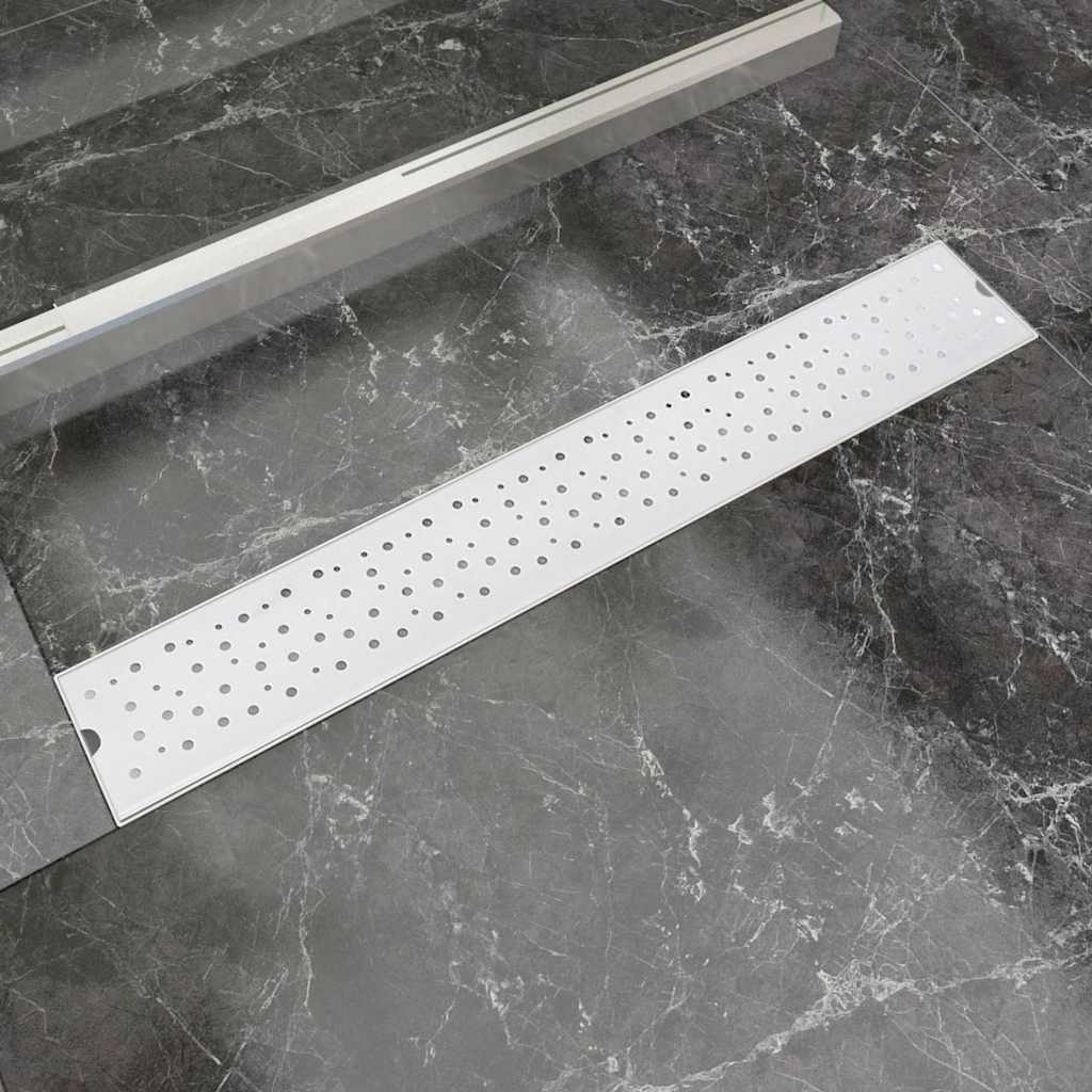 Vidaxl Duschabfluss rechteckige Blase 730 x 140 mm Edelstahl