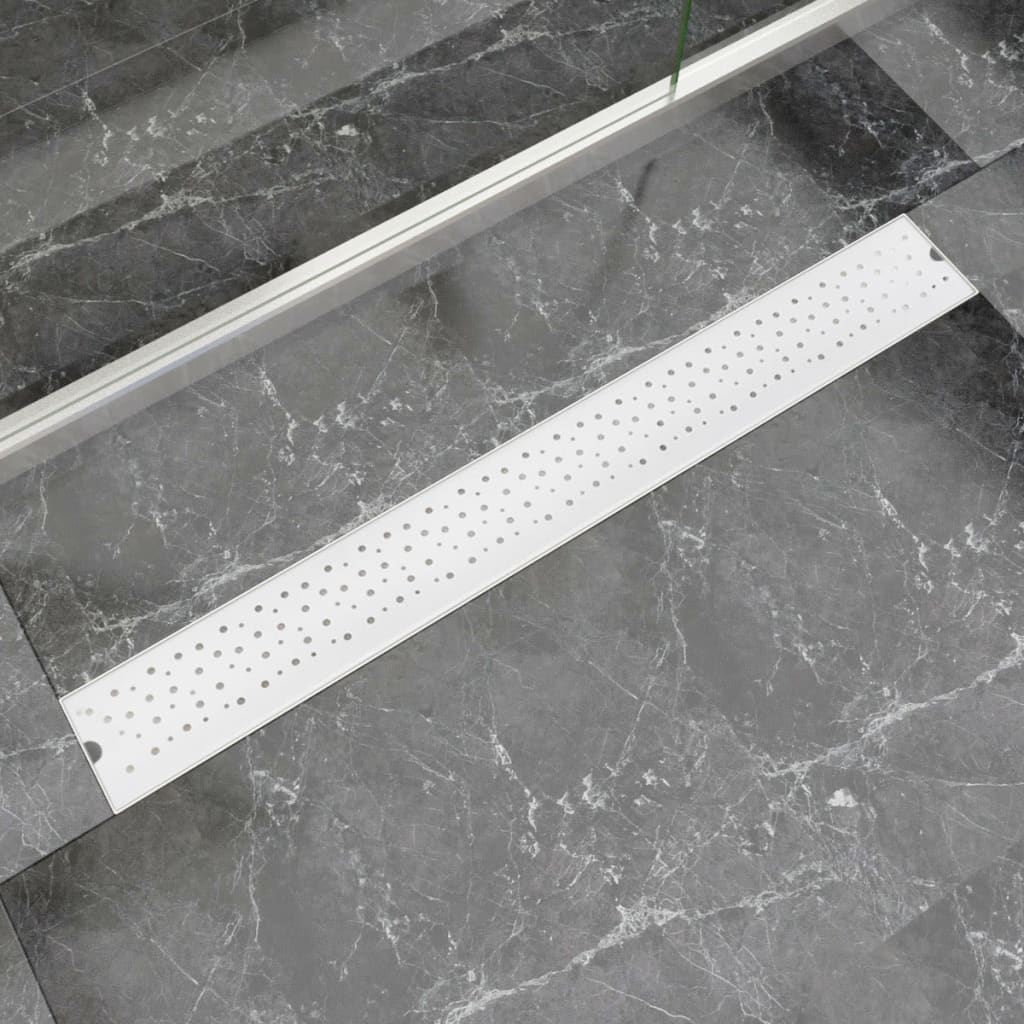 Vidaxl Duschabfluss rechteckige Blase 930x140 mm Edelstahl