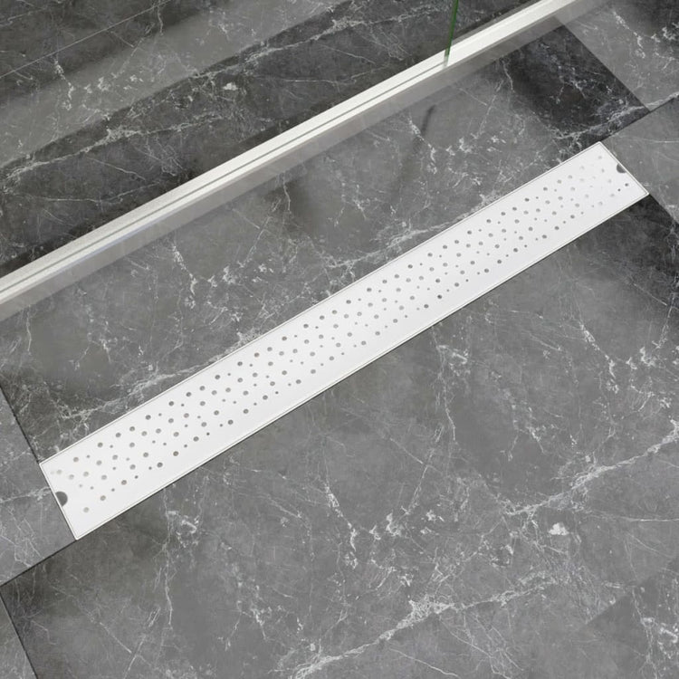 Vidaxl Duschabfluss rechteckige Blase 930x140 mm Edelstahl