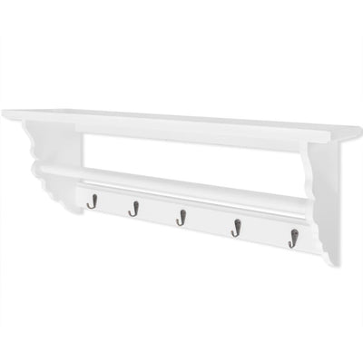 VIDAXL -MACE RACK BAROCKSTIMME MDF Weiß