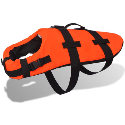 Vidaxl Hund Schwimmweste l Orange