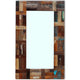 Vidaxl Mirror 80x50 cm Festes Recyclingholz