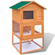 Vidaxx Outdoor Kaninchenstall Holzkäfig 3 Schichten