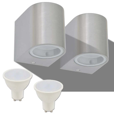 Vidaxl LED Wall Lamp Garden nach unten 2 STs