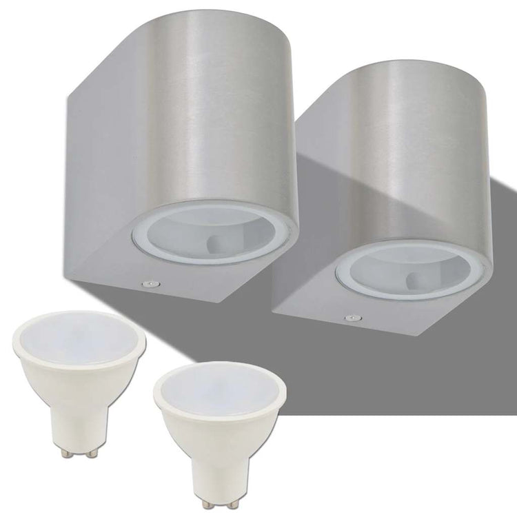 Vidaxl LED Wall Lamp Garden nach unten 2 STs